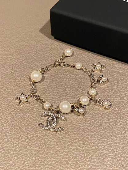 New High Quality Pearl Diamond Bracelet