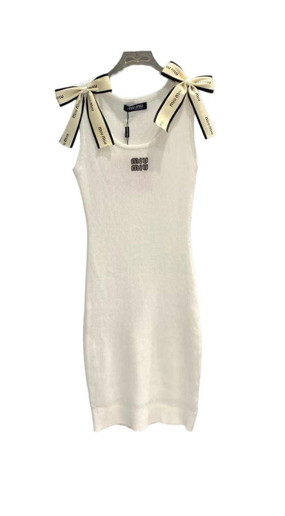 New hot diamond logo knitted dress