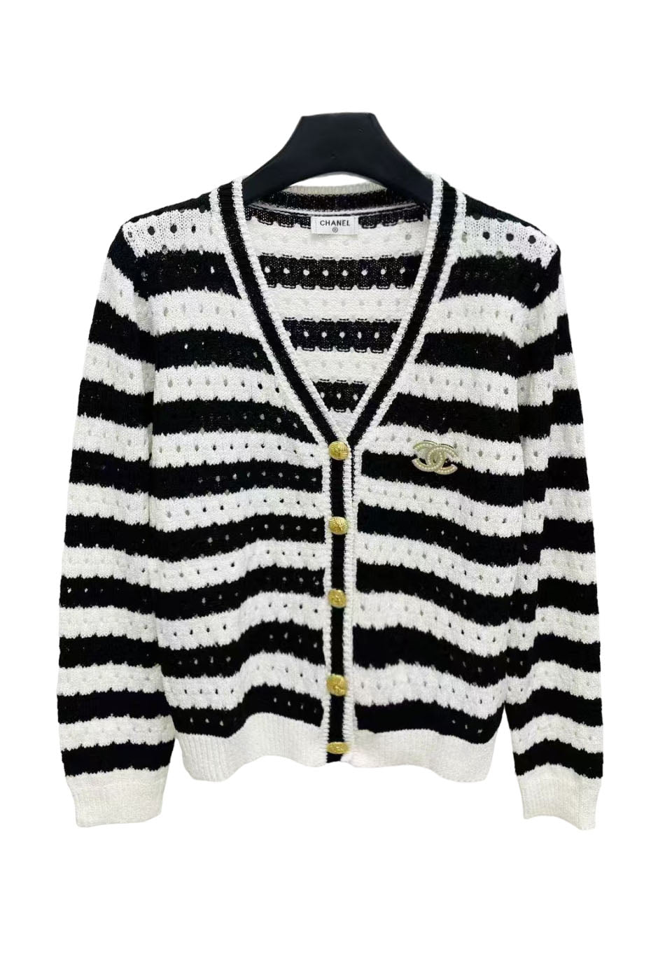 New contrast striped sweater