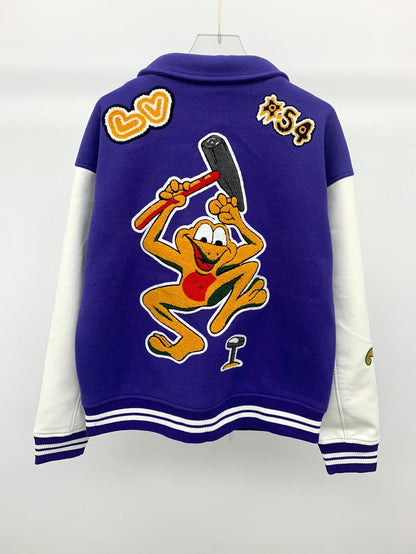 2024ss latest colorful baseball jersey jacket