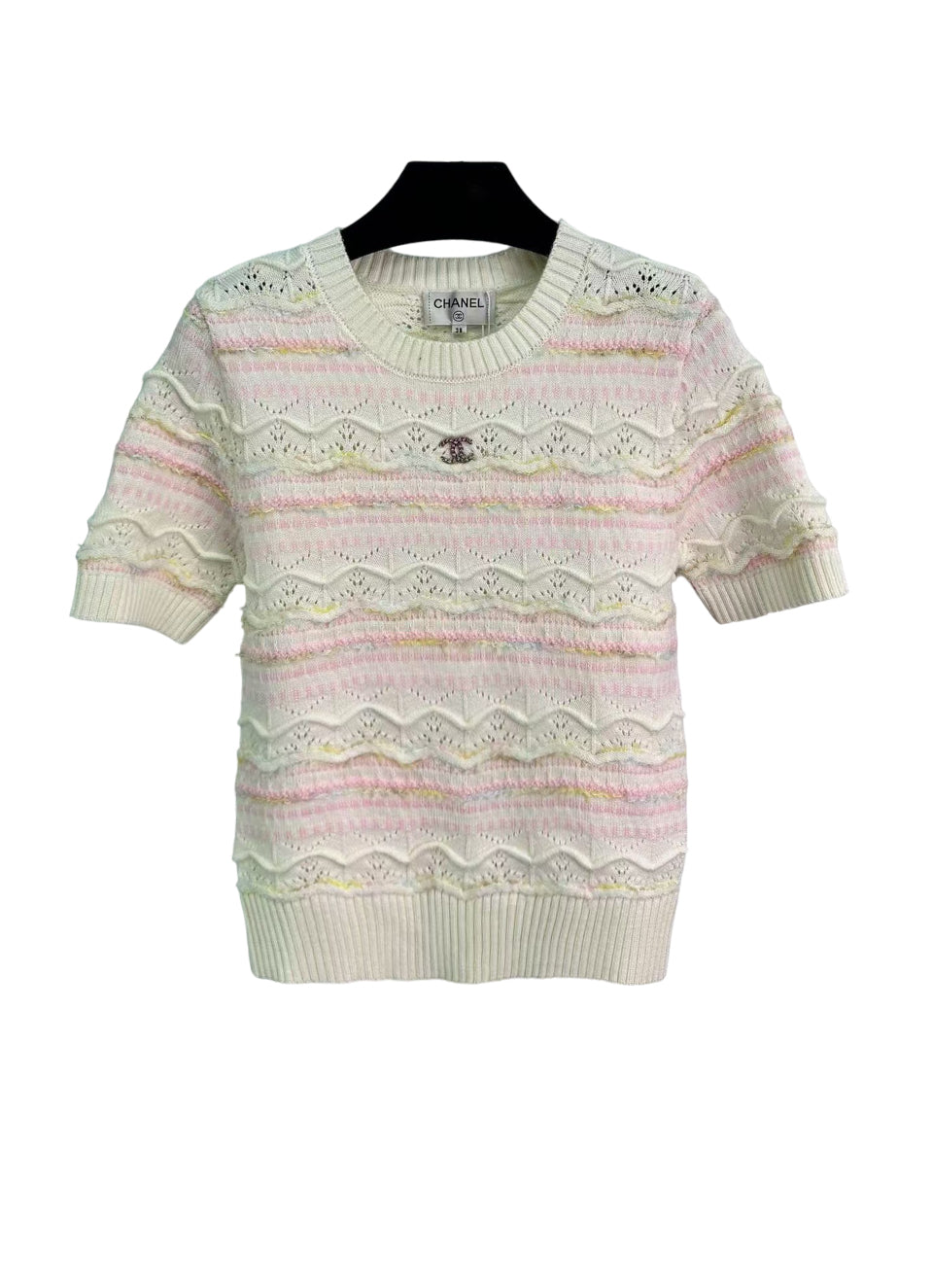 New pattern knitted short sleeves