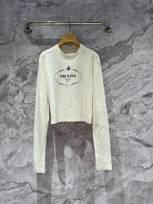 New cotton round neck long sleeve