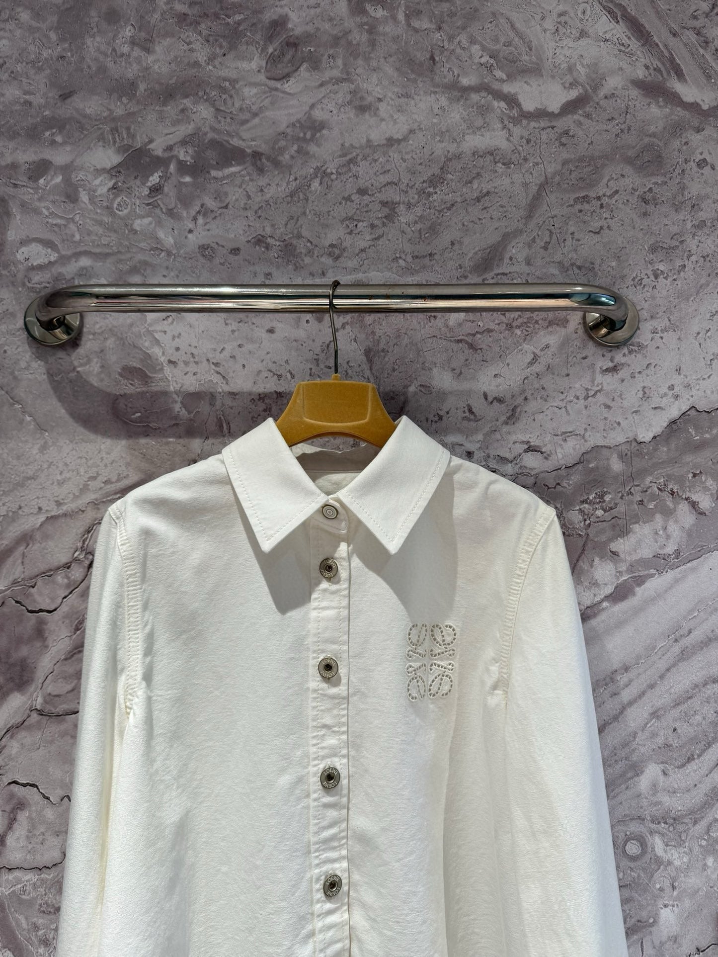 New style letter embroidered polo collar shirt