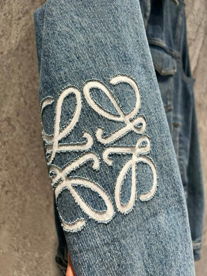 New exquisite logo denim jacket