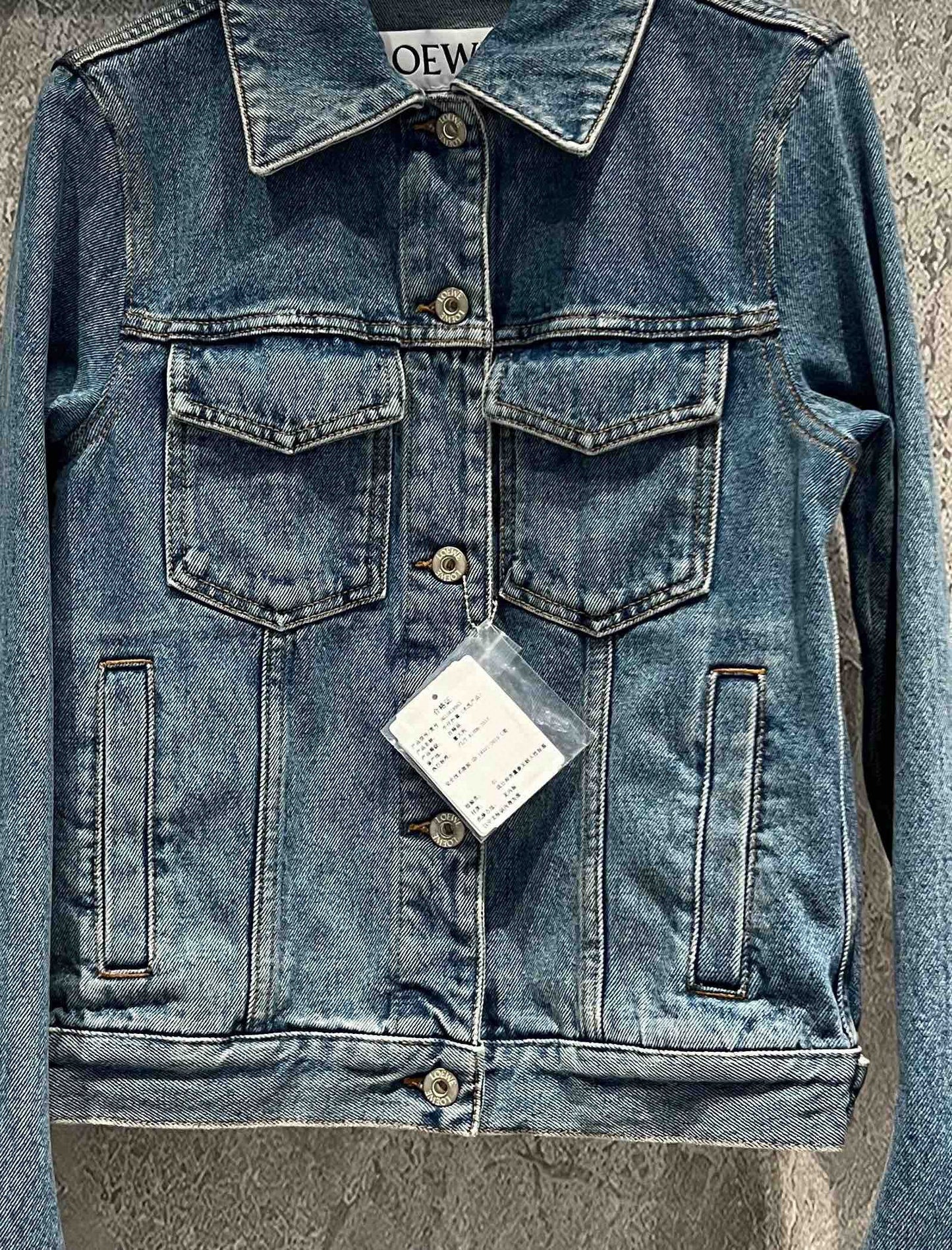 New exquisite logo denim jacket