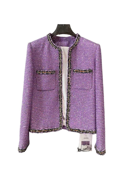 New sequined tweed jacket