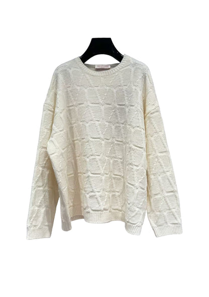 New embossed knitted long sleeves