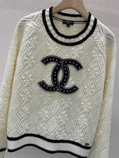 New Diamond Pullover Long Sleeve Sweater