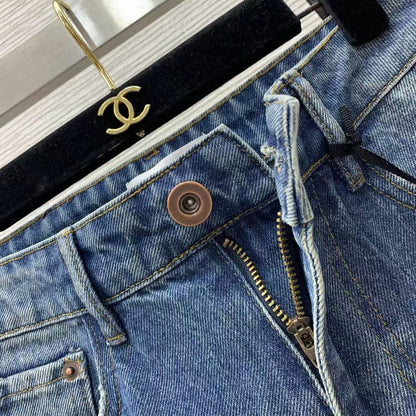 New Logo Print Jeans