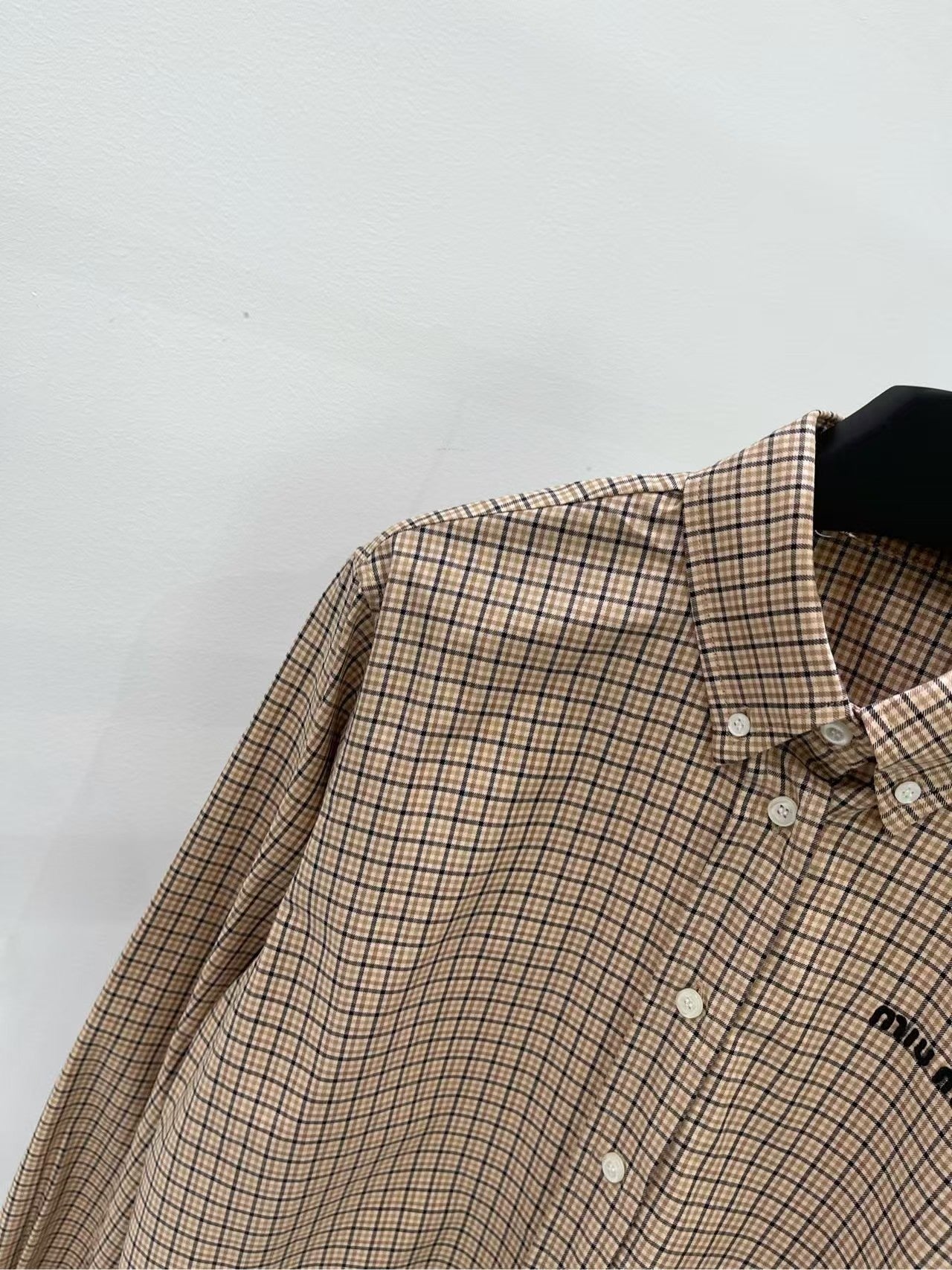 New Polo Collar Plaid Shirt