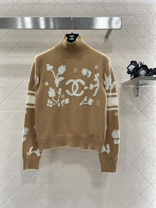 New style high collar snow sweater