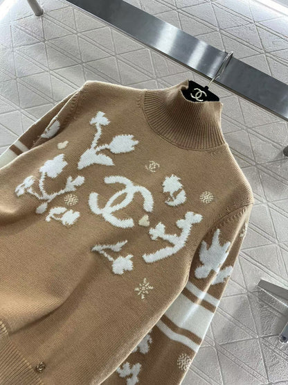 New style high collar snow sweater