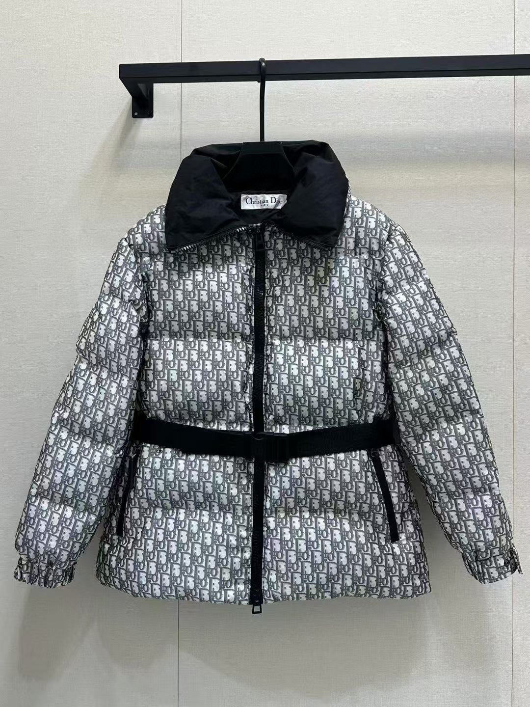 New style old flower print down jacket