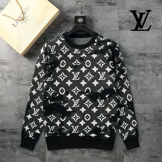 1V Crew-neck knit sheep sweater