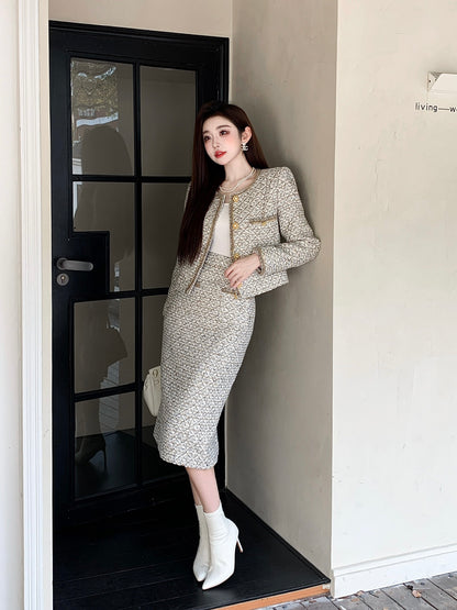 Chan*lai 25 Early Spring Jacket + Skirt Set (Bestseller)