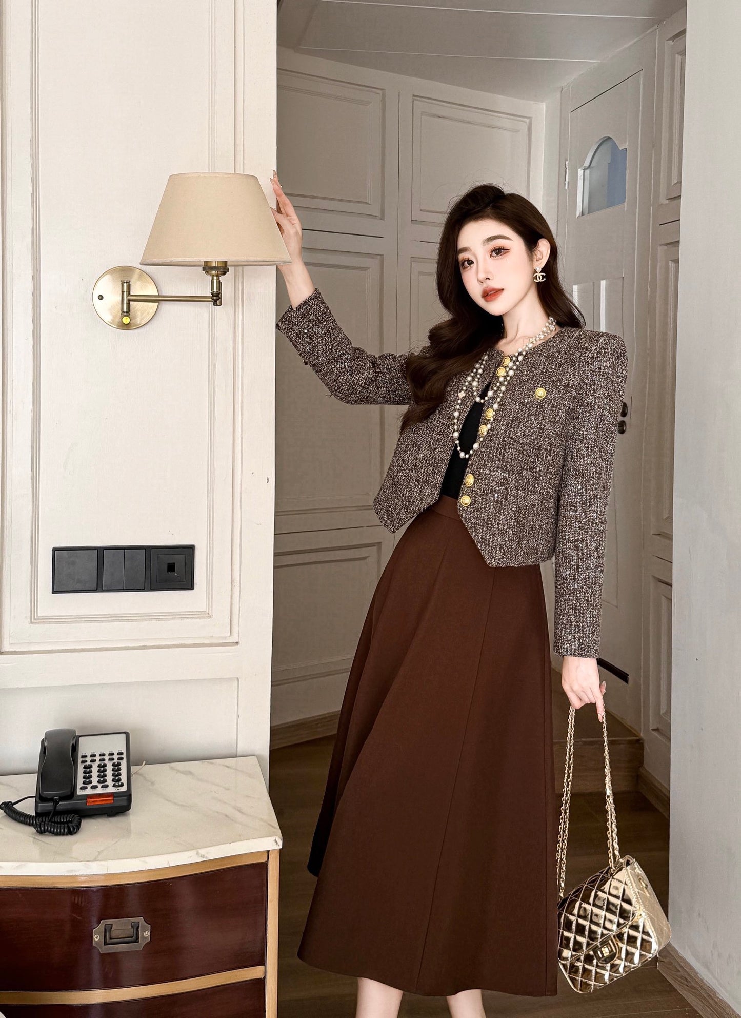 Chan*lai 25 Early Spring Jacket + Skirt Set (Bestseller)