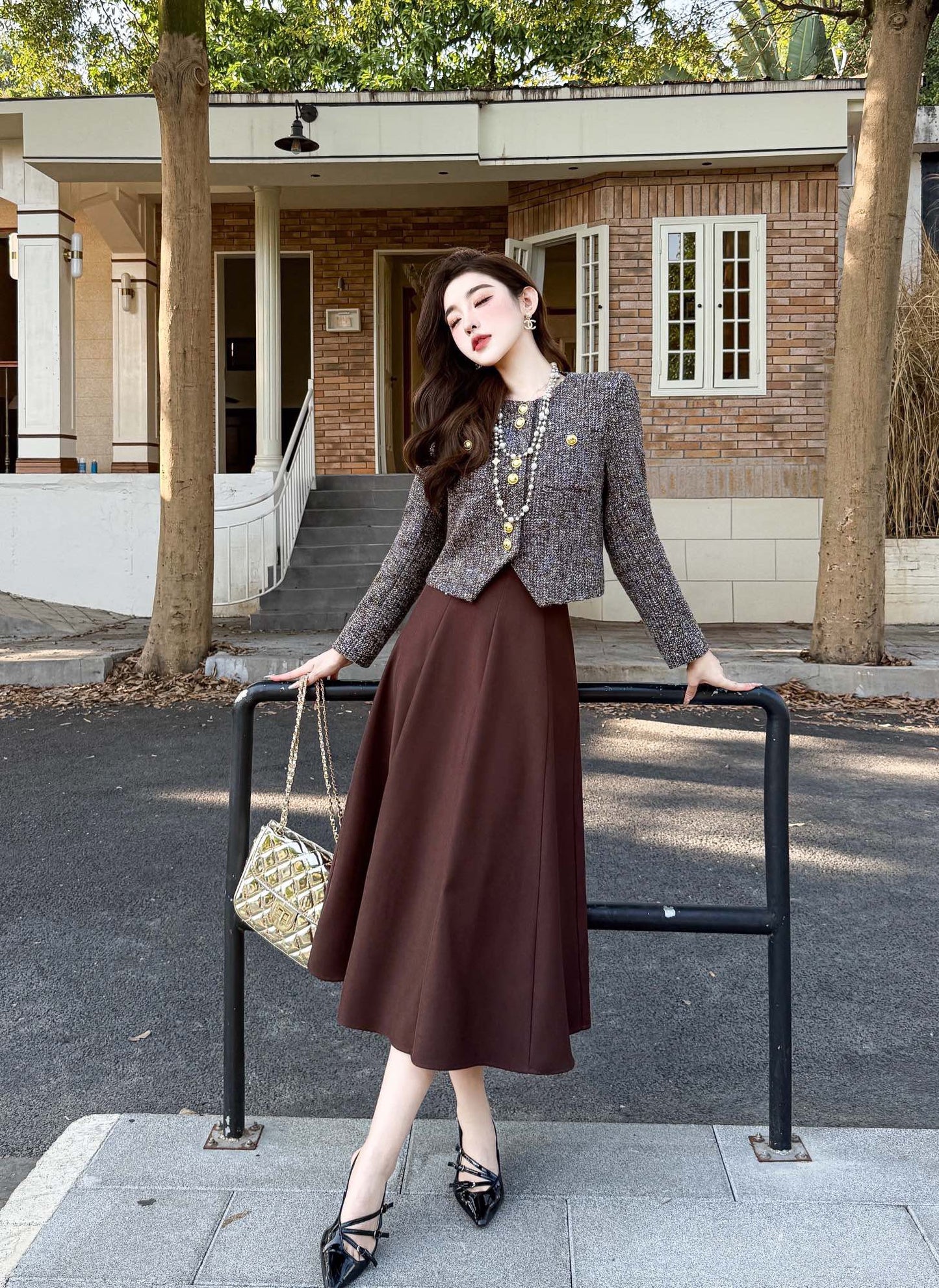 Chan*lai 25 Early Spring Jacket + Skirt Set (Bestseller)