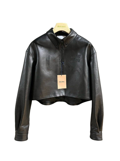 Sweet and cool lambskin jacket