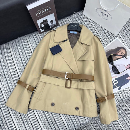 New style lapel trench coat