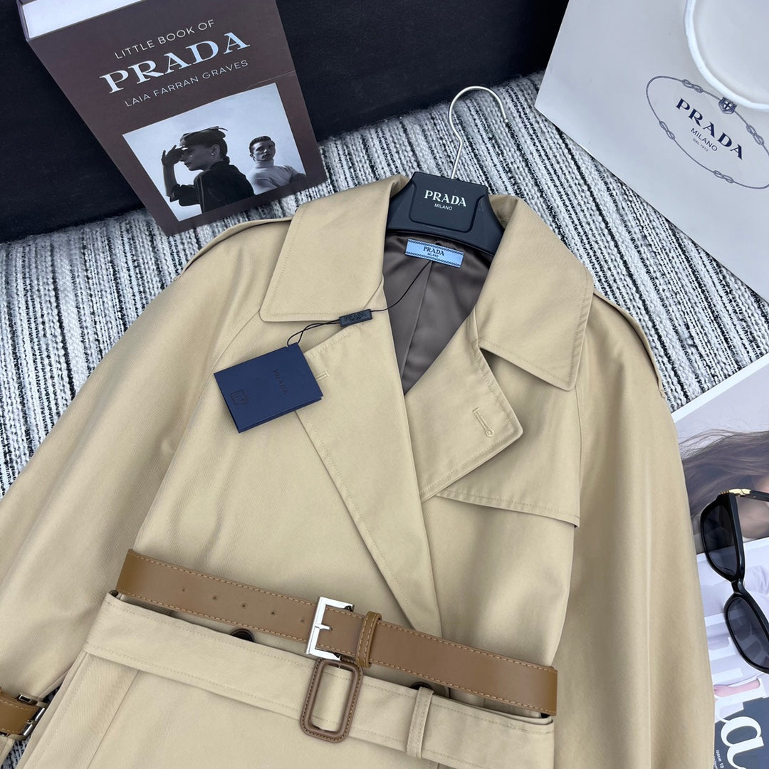 New style lapel trench coat