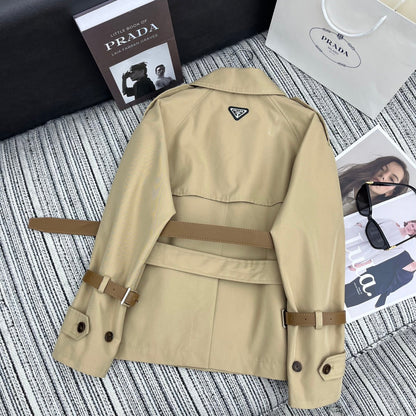 New style lapel trench coat