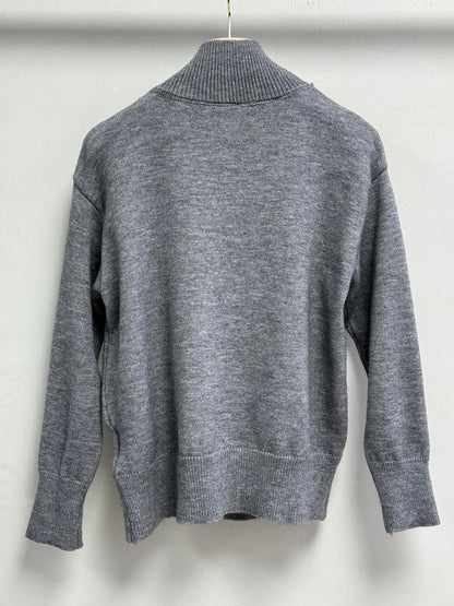 New Logo Wool Knit Long Sleeve