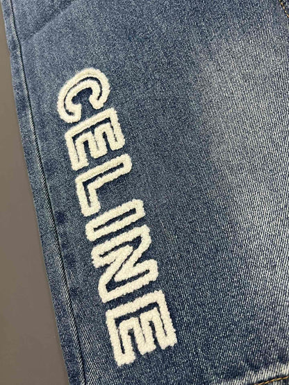 New Logo Straight Jeans