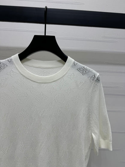 25 Early Spring Hollow Knitted T-shirt (Special Offer)